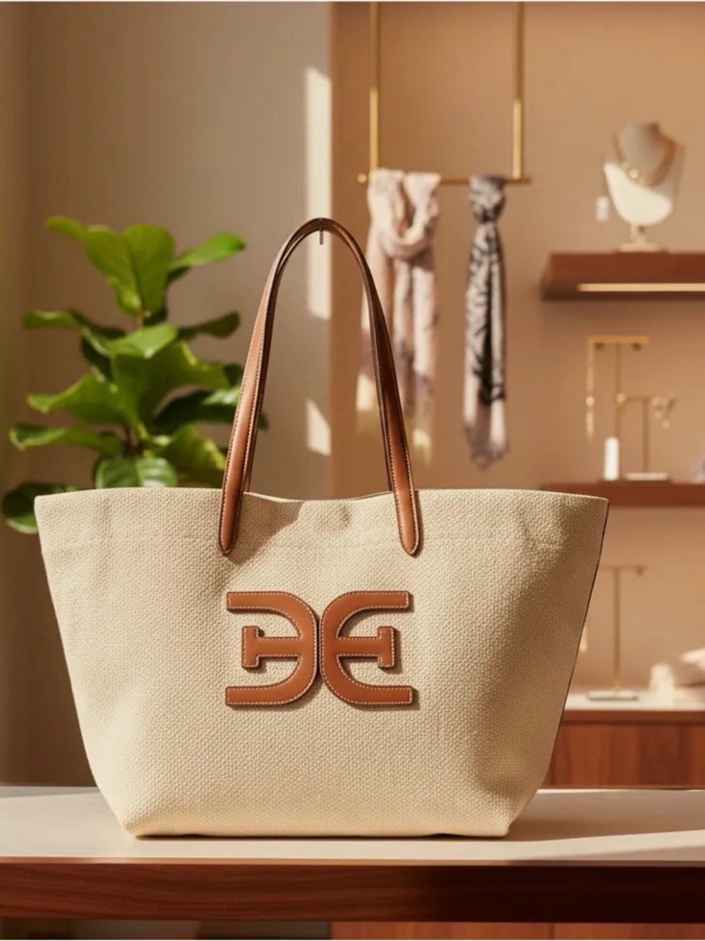 Sam Edelman Claire Classic Logo Tote Bag